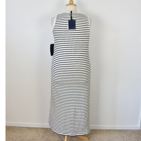 Pomander Place Navy Stripe Gio Maxi Dress NEW - XXL - Picture 6 of 10